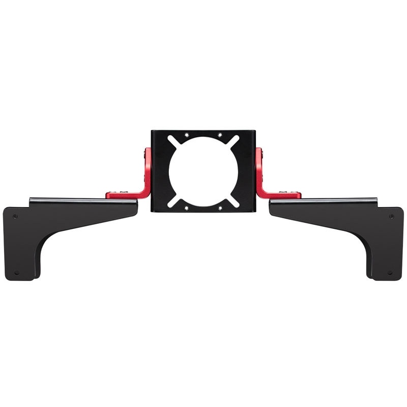 Next Level Racing Elite 160 DD Front and Side Mount Adapter, musta/punainen - Kuva 2