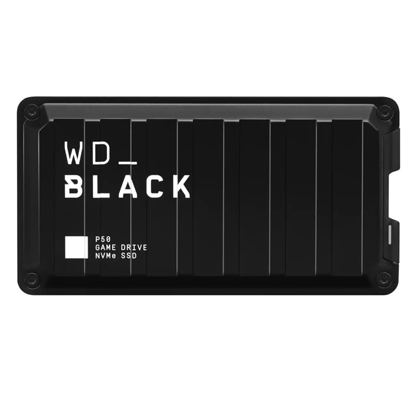 Western Digital 4TB WD_BLACK P50 Game Drive SSD, ulkoinen SSD-levy, USB 3.2 Gen 2x2, musta