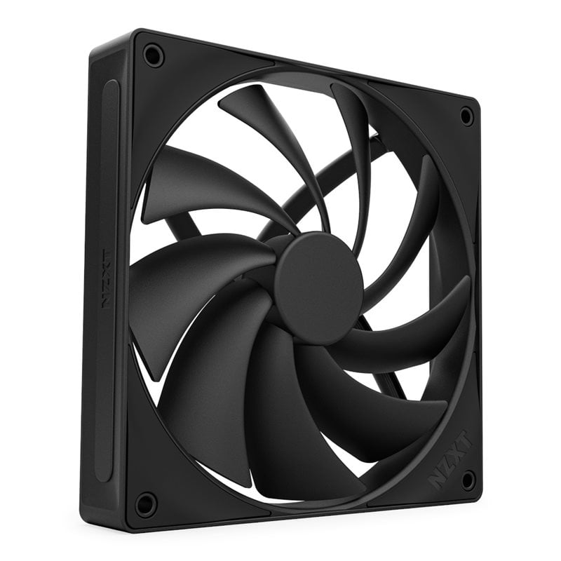 NZXT F140Q - Quiet Airflow, 140mm PWM-laitetuuletin, musta