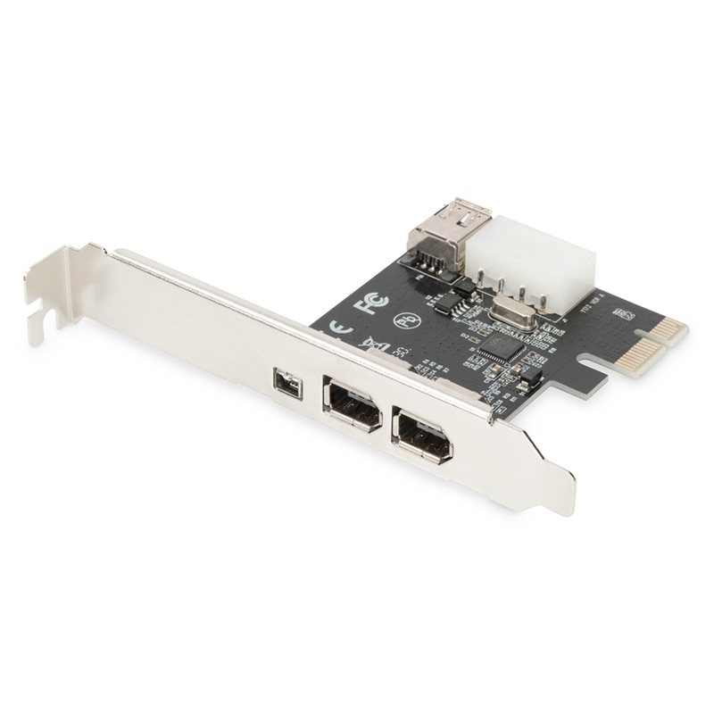 Digitus 4-porttinen FireWire 400 PCIe x1 -lisäkortti