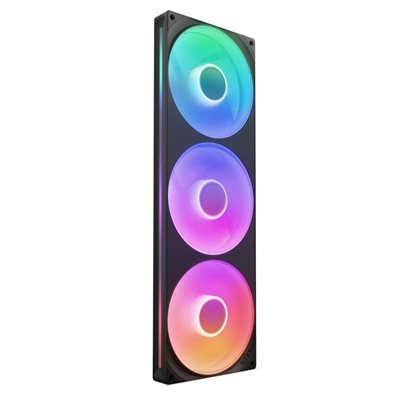 NZXT F420 RGB CORE Black UNIBODY, 420mm PWM-laitetuuletin, musta