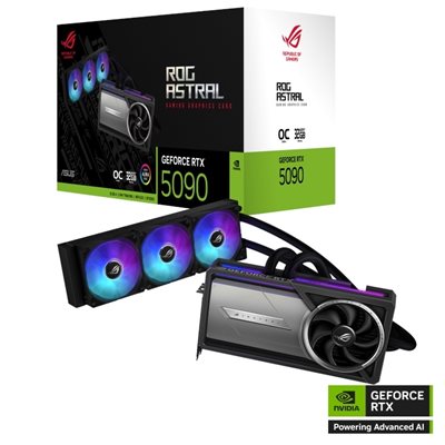 Asus (Outlet) GeForce RTX 5090 ROG Astral LC - OC Edition -näytönohjain, 32GB GDDR7