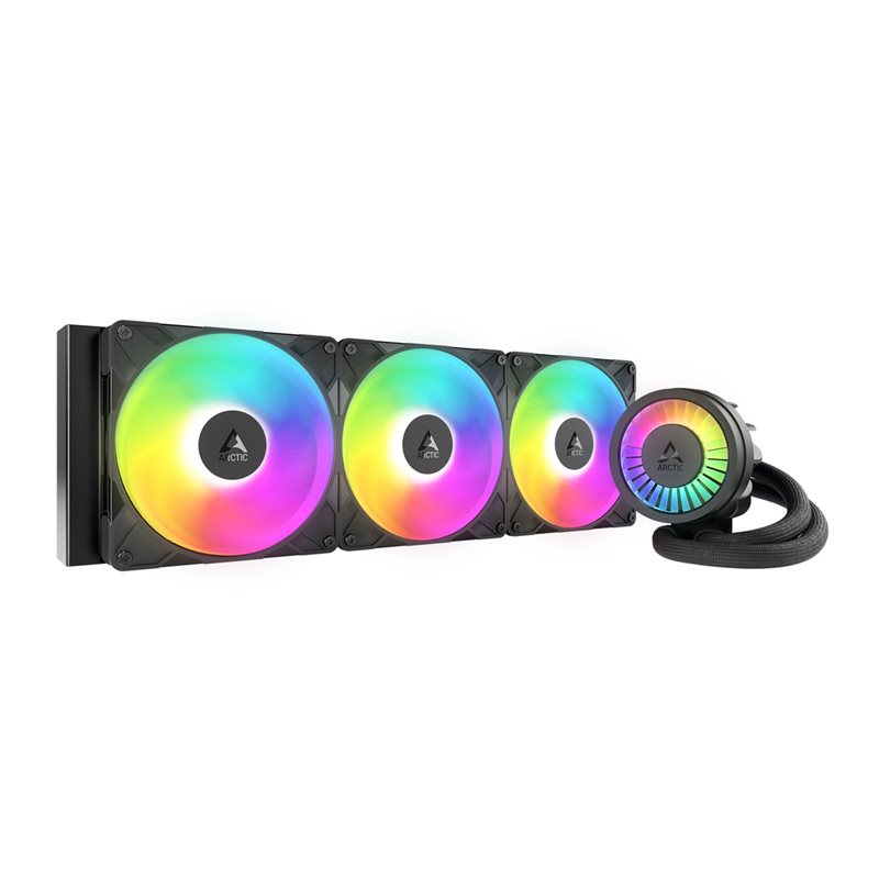 ARCTIC Liquid Freezer III Pro 420 A-RGB, 420mm AIO-nestejäähdytysratkaisu prosessorille, musta