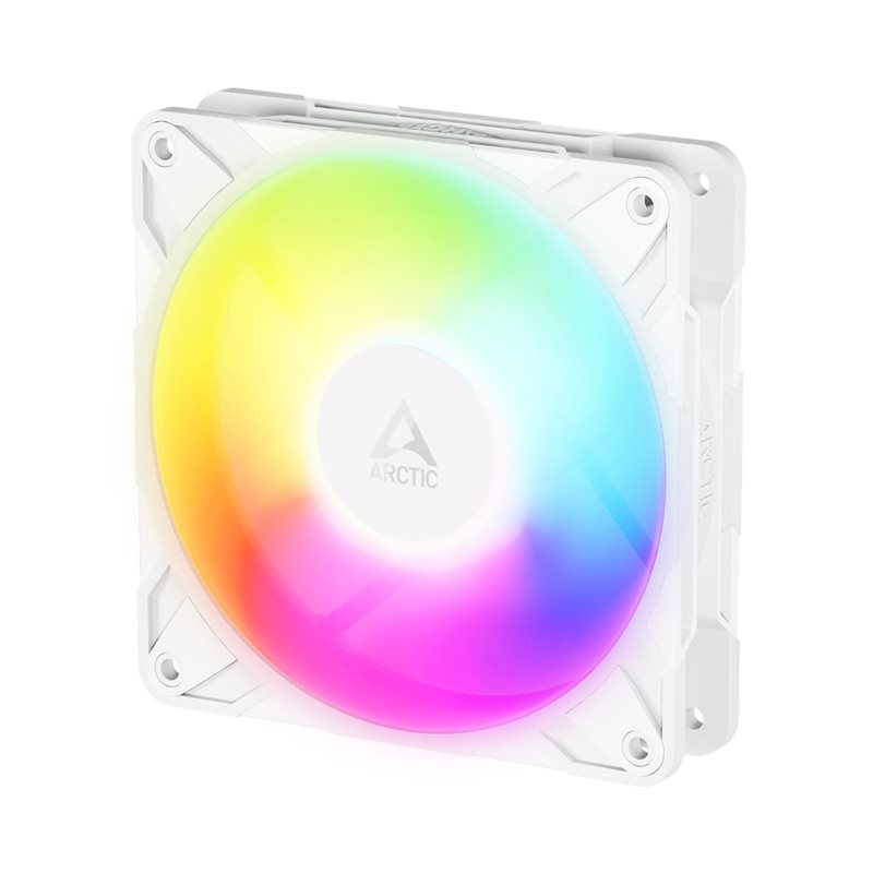 ARCTIC P12 Pro Reverse A-RGB, 120mm PWM-laitetuuletin, valkoinen