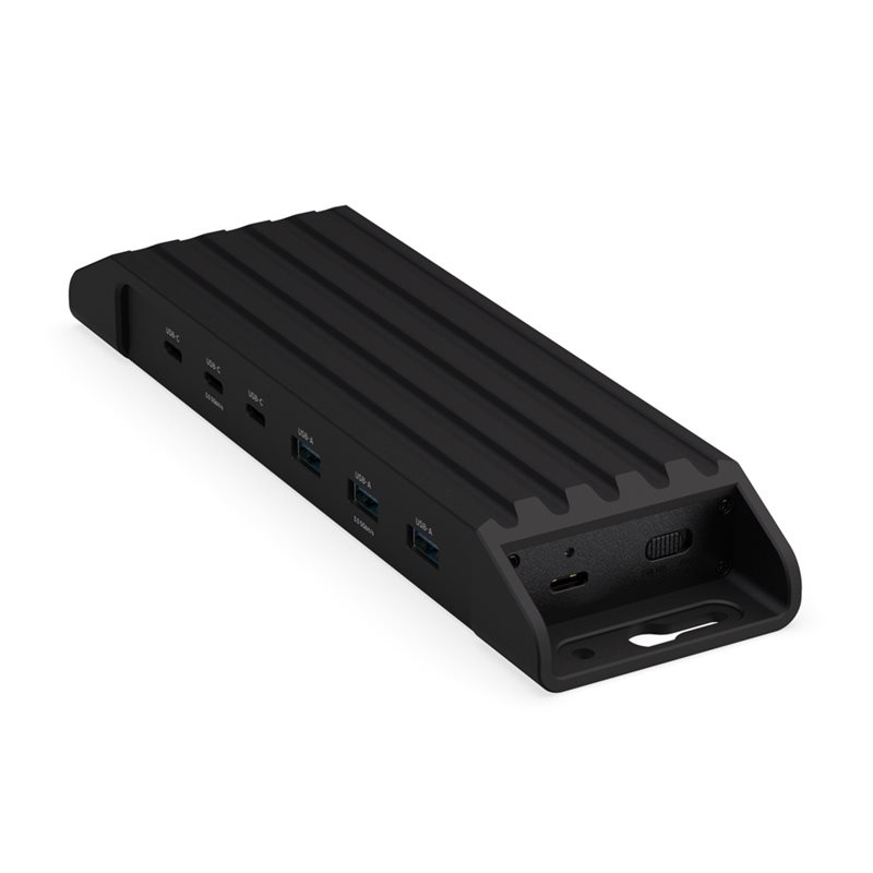 Unisynk Pro AV Dock, 3.2 Gen1 USB-C 11-in-1 -telakka, harmaa