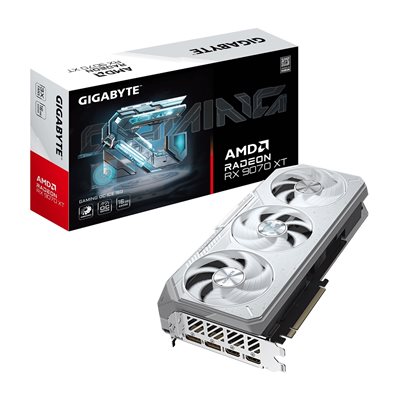 Gigabyte (Outlet) Radeon RX 9070 XT GAMING OC ICE -näytönohjain, 16GB GDDR6