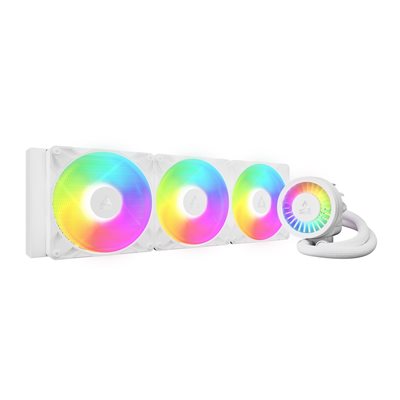 ARCTIC (Outlet) Liquid Freezer III Pro 420 A-RGB, 420mm AIO-nestejäähdytysratkaisu prosessorille, valkoinen