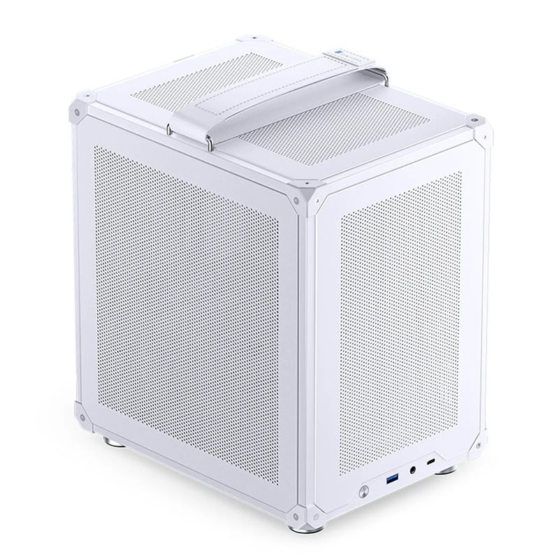 Jonsbo (Outlet) C6-ITX White, Mini-ITX -kotelo, valkoinen
