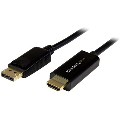 StarTech.com DisplayPort 1.2 - HDMI 1.4 -adapterikaapeli, 3m, musta