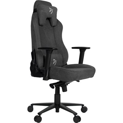 Arozzi Vernazza Gaming Chair Soft Fabric, kangasverhoiltu pelituoli, musta/tummanharmaa