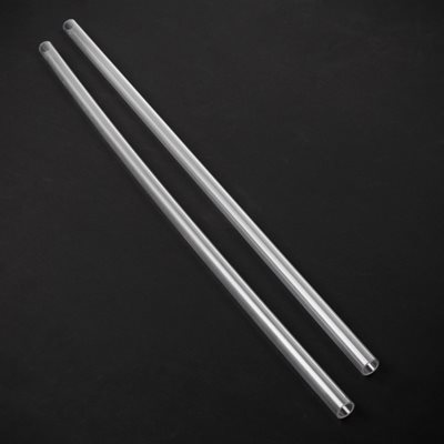 XSPC 14/10mm PETG-putki, 50cm, 2-pack, kirkas