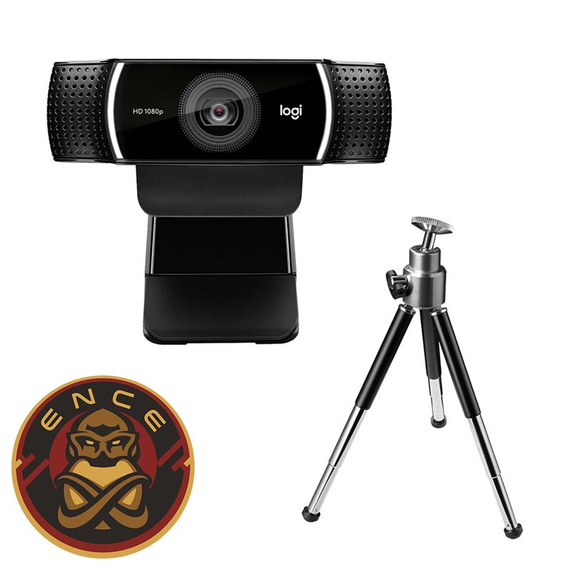 Logitech C922 Pro Stream -verkkokamera, 1080p, musta (Tarjous! Norm. 99,90€)