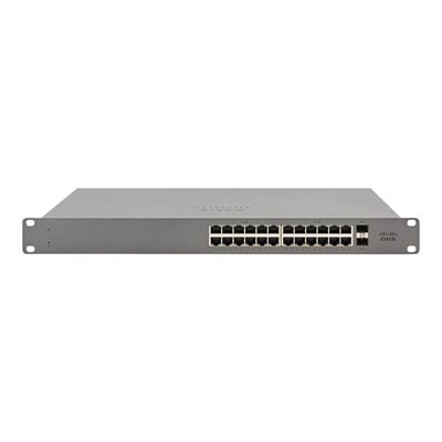 Cisco Meraki Go GS110-24, hallinnoitu kytkin, 1U, harmaa