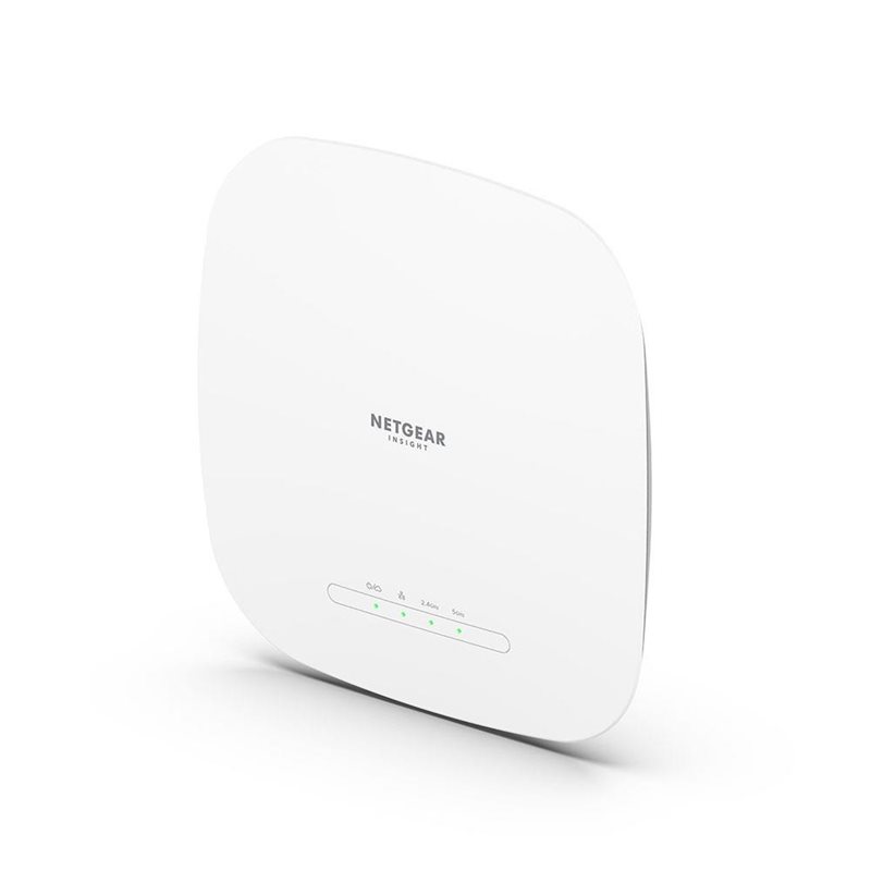 Netgear Insight WAX615, langattoman verkon liityntäpiste, Wi-Fi 6, AX3000, valkoinen/harmaa