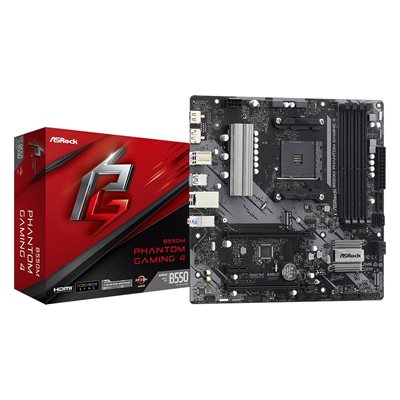 ASRock B550M Phantom Gaming 4, mATX-emolevy