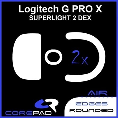 Corepad Skatez -hiiritassut, AIR Logitech G PRO X SUPERLIGHT 2 DEX