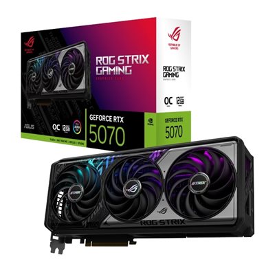 Asus GeForce RTX 5070 ROG Strix - OC Edition -näytönohjain, 12GB GDDR7