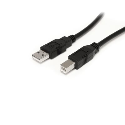 StarTech.com 2.0 USB-A - USB-B -kaapeli, aktiivinen, 9m, musta
