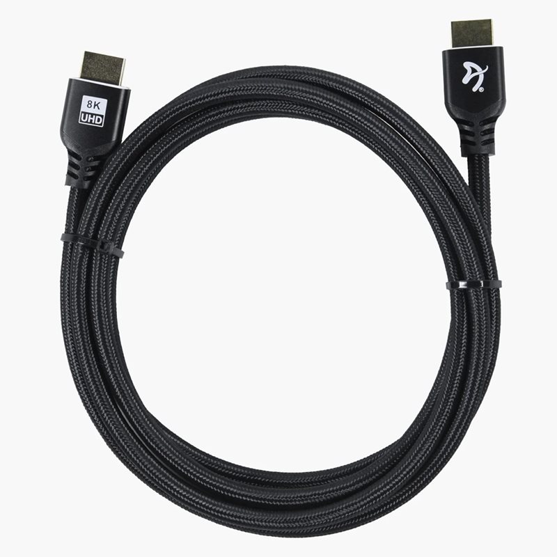 Arozzi HDMI 2.1 -näyttökaapeli, 2m, musta