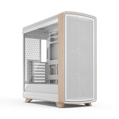 Fractal Design Summit - Chalk White TG Clear, ikkunallinen miditornikotelo, valkoinen