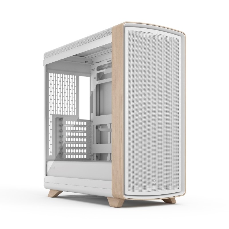 Fractal Design Summit - Chalk White TG Clear, ikkunallinen miditornikotelo, valkoinen