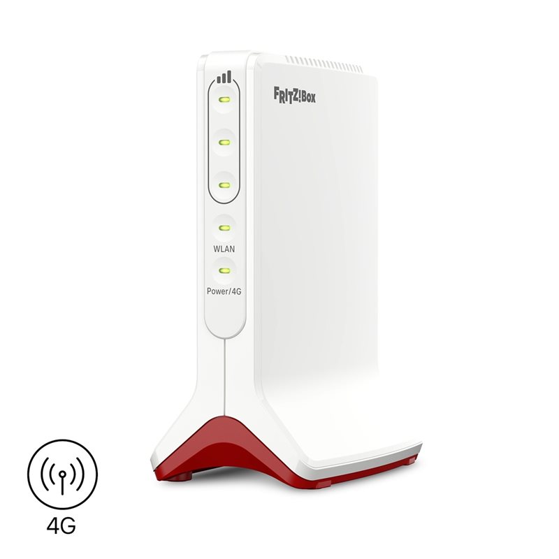 FRITZ! Box 6825 4G Edition, 4G LTE ja AX600 Wi‑Fi 6 -mobiilireititin, valkoinen
