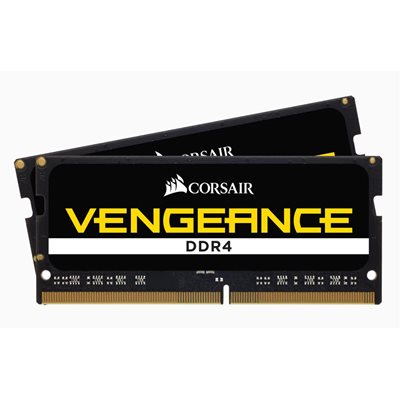 Corsair 32GB (2 x 16GB) Vengeance, DDR4 2400MHz, SO-DIMM, CL16, musta