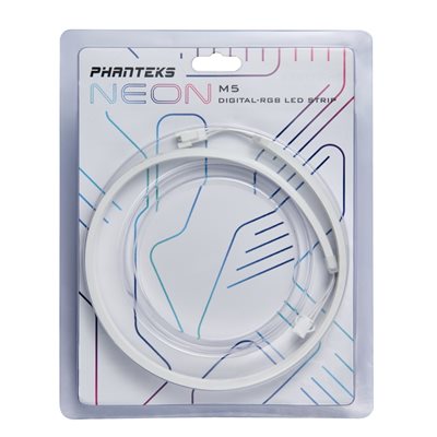 Phanteks NEON D-RGB LED Strip M5 -valonauha, 55cm, valkoinen