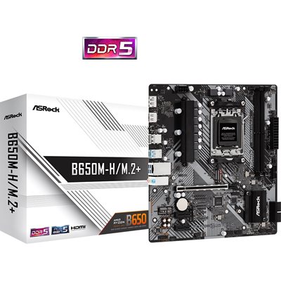 ASRock B650M-H/M.2+, mATX-emolevy