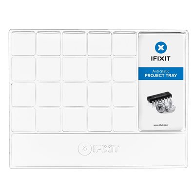 iFixit Anti-Static Project Tray, antistaattinen säilytysrasia, kirkas