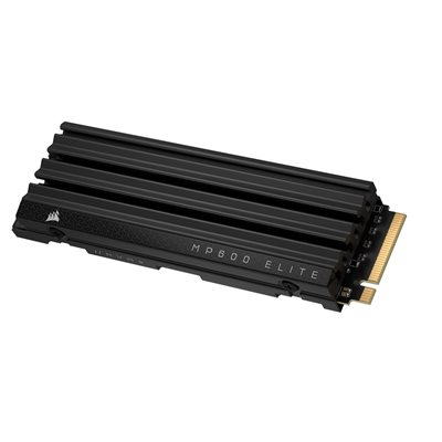 Corsair 4TB MP600 ELITE with Heatsink PCIe Gen4 x4 NVMe M.2 SSD-levy, M.2 2280, 3D TLC, 7000/6200 MB/s