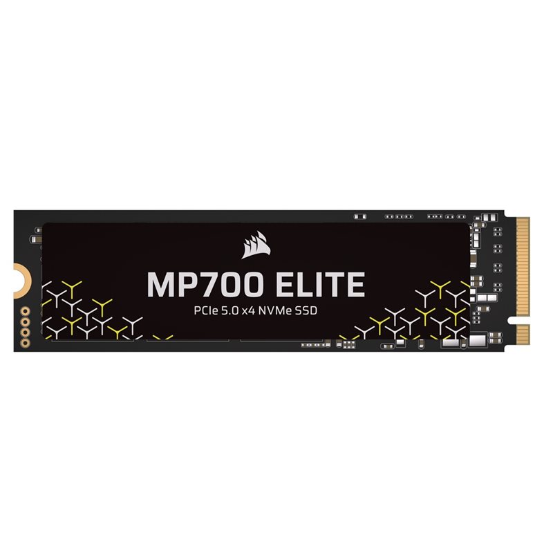 Corsair 1TB MP700 ELITE, PCIe 5.0 x4 NVMe M.2 SSD-levy, M.2 2280, 10 000/8500 MB/s