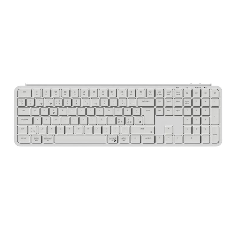 Keychron B6 Pro, langaton näppäimistö, Ivory White