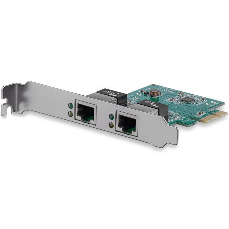 StarTech.com 2x RJ‑45 Gigabit Ethernet ‑verkkokortti, PCIe