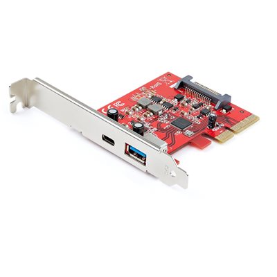 StarTech.com 2-porttinen USB 3.2 Gen2 -lisäkortti, USB-C + USB-A, 10Gb/s, PCIe 3.0 x4