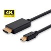 MicroConnect Mini DisplayPort 1.2 -> HDMI 2.0 -näyttökaapeli, 5m, musta