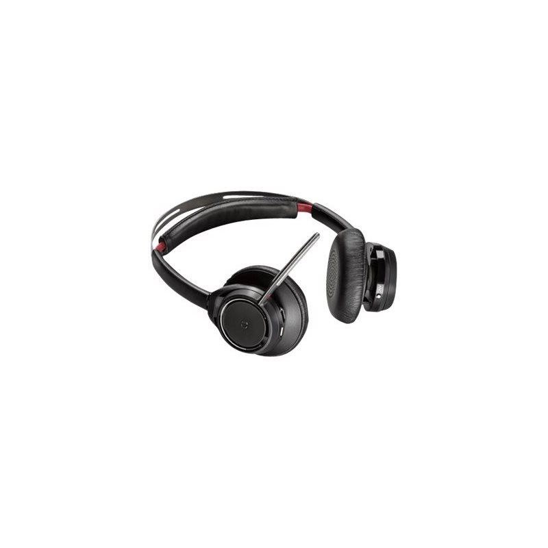 Poly Voyager Focus UC B825-M, Bluetooth kuulokkeet mikrofonilla, musta