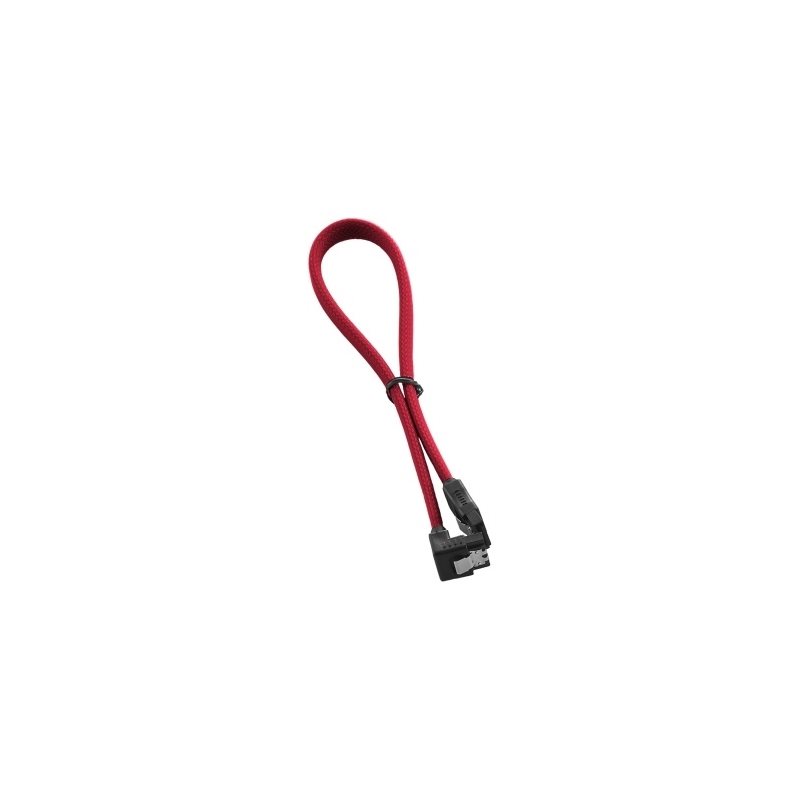 CableMod ModMesh Right Angle SATA 3 kaapeli 30cm, punainen