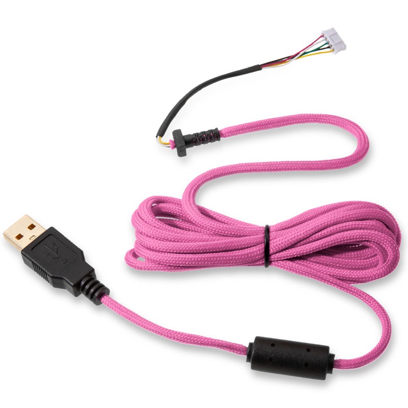 Glorious Ascended Cable V2 - Majin Pink, pelihiiren vaihtokaapeli, 2m, (Poistotuote! Norm. 17,90€)