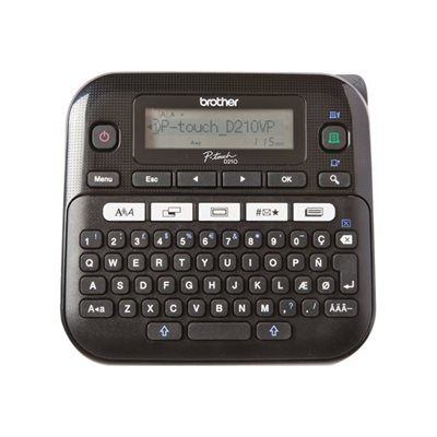 Brother PT-D210VP -tarratulostin, musta