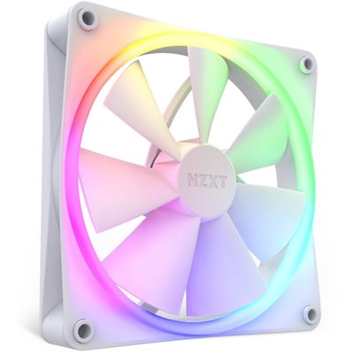 NZXT F140 RGB, 140mm PWM-laitetuuletin, mattavalkoinen