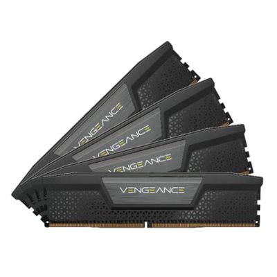 Corsair 64GB (4 x 16GB) Vengeance, DDR5 6400MHz, CL32, 1.40V, musta/harmaa