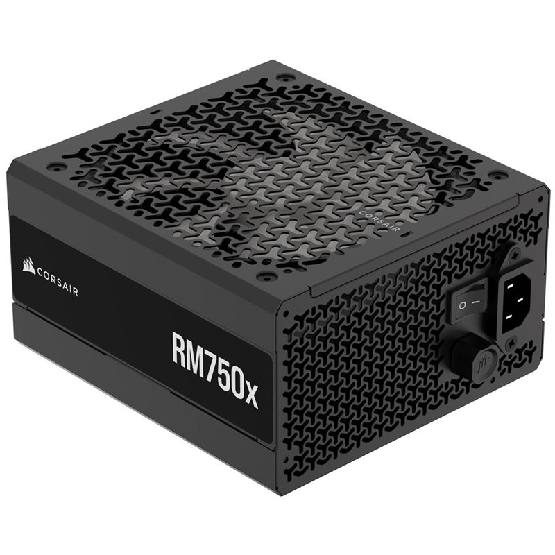 Corsair 750W RM750x (2024), ATX-virtalähde, 80 Plus Gold, musta - Kuva 2