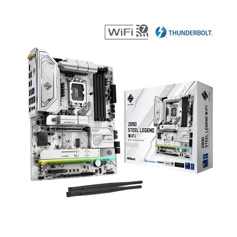 ASRock Z890 Steel Legend WiFi, ATX-emolevy