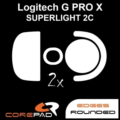 Corepad Skatez -hiiritassut, PRO Logitech G PRO X SUPERLIGHT 2c Compact
