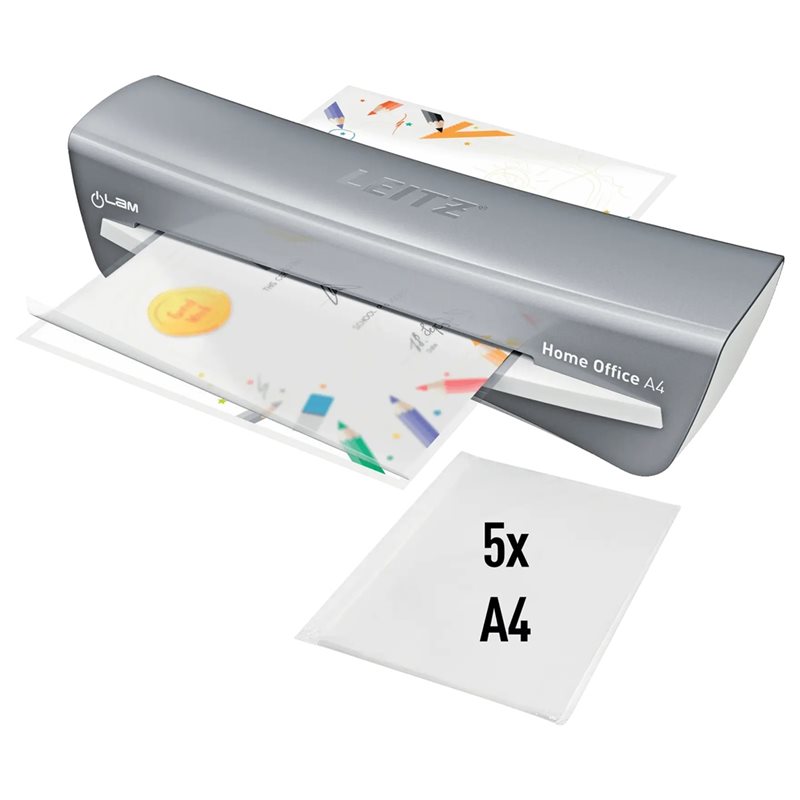 Leitz iLAM Home Office A4 laminointikone, hopea/valkoinen