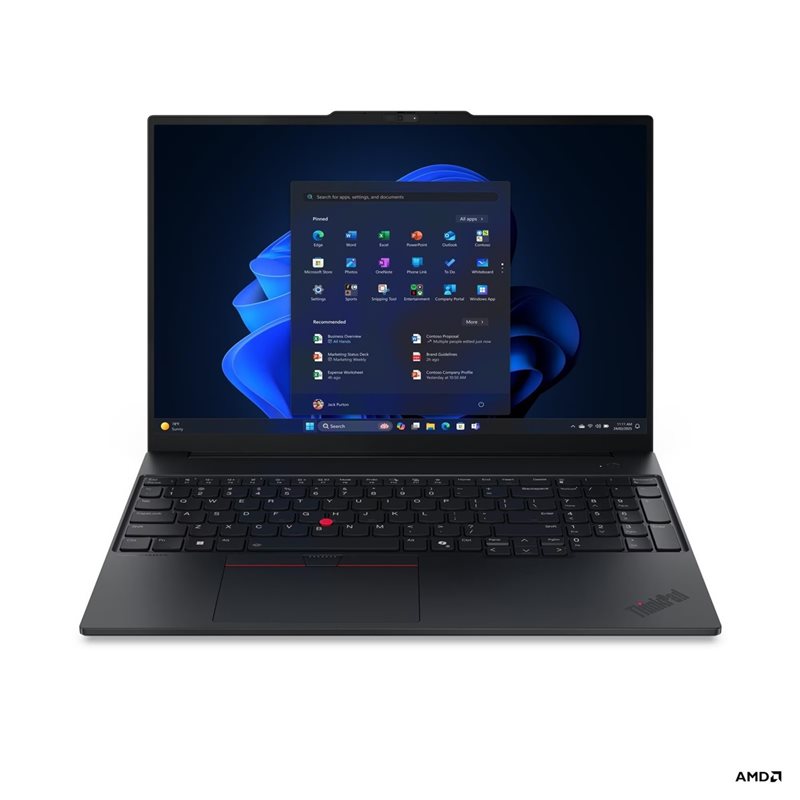 Lenovo 16" E16 G3, kannettava tietokone, musta