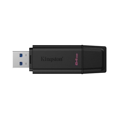 Kingston 64GB DataTraveler Exodia Gen2, 3.2 Gen1 USB-A -muistitikku, musta