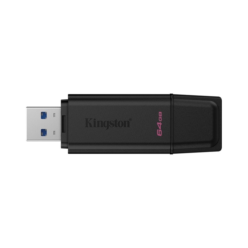 Kingston 64GB DataTraveler Exodia Gen2, 3.2 Gen1 USB-A -muistitikku, musta