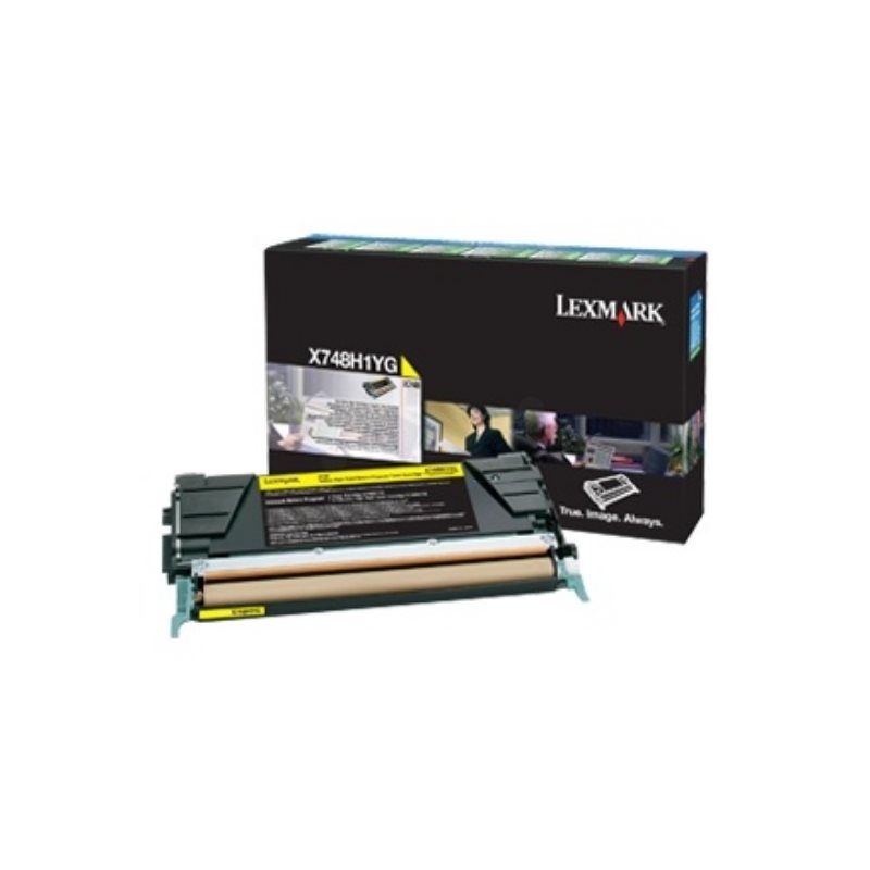 Lexmark X748, Laserväri, Keltainen